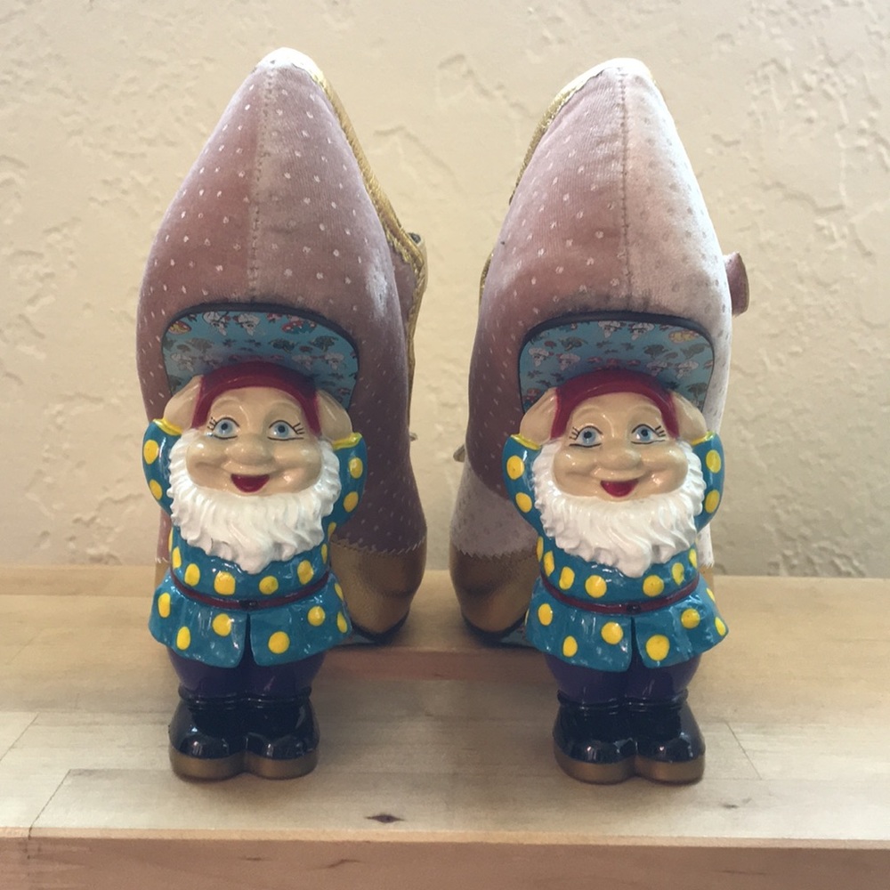 Irregular Choice Gnome heel, Heart T-Strap